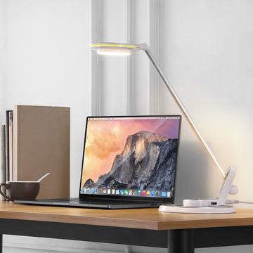 Dixon 18.5" Aluminum Contemporary Minimalist Adjustable Dimmable USB Charging LED Task Lamp - JONATHAN Y